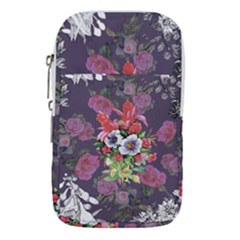 Purple Flowers Waist Pouch (large) by goljakoff