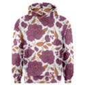 Pink flowers Men s Overhead Hoodie View1