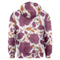 Pink flowers Men s Overhead Hoodie View2