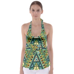 Native Mandala Babydoll Tankini Top by goljakoff