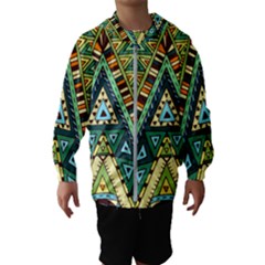 Native Mandala Kids  Hooded Windbreaker by goljakoff