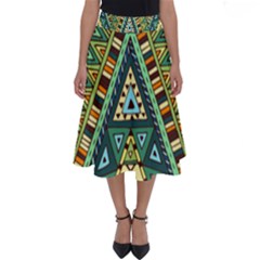 Native Mandala Perfect Length Midi Skirt by goljakoff