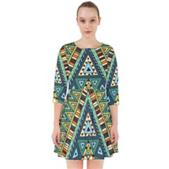 Native Mandala Smock Dress by goljakoff