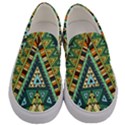 Native mandala Men s Canvas Slip Ons View1