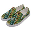 Native mandala Men s Canvas Slip Ons View2