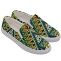 Native mandala Men s Canvas Slip Ons View3