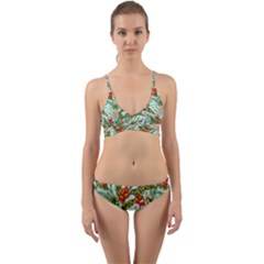 Spring Flora Wrap Around Bikini Set by goljakoff