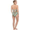 Spring flora Scallop Top Cut Out Swimsuit View2