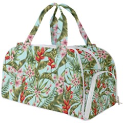 Spring Flora Burner Gym Duffel Bag by goljakoff