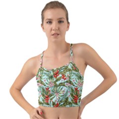 Spring Flora Mini Tank Bikini Top by goljakoff