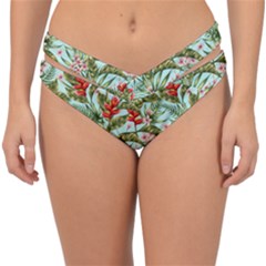 Spring Flora Double Strap Halter Bikini Bottom by goljakoff