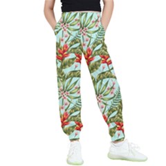 Spring Flora Kids  Elastic Waist Pants by goljakoff