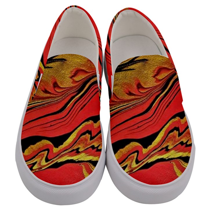 Warrior Spirit Men s Canvas Slip Ons