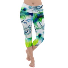 1lily 1lily Lightweight Velour Capri Yoga Leggings