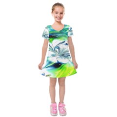 1lily Duvet Kids  Short Sleeve Velvet Dress by BrenZenCreations