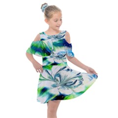 1lily Duvet Kids  Shoulder Cutout Chiffon Dress by BrenZenCreations