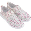 Pink folk flowers Men s Velcro Strap Shoes View3