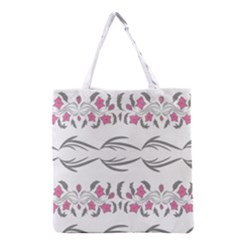 Folk Ornament Grocery Tote Bag by Eskimos