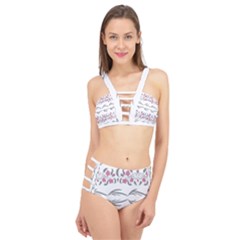 Folk Ornament Cage Up Bikini Set by Eskimos