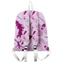 Dark pink flowers Giant Full Print Backpack View2