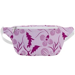 Dark Pink Flowers Waist Bag  by Eskimos