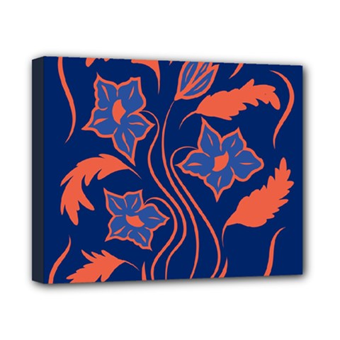 Orange Leaves Canvas 10  X 8  (stretched) by Eskimos