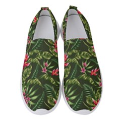 Tropical Flowers Women s Slip On Sneakers by goljakoff