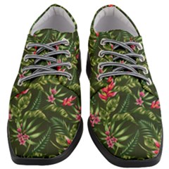 Tropical Flowers Women Heeled Oxford Shoes by goljakoff