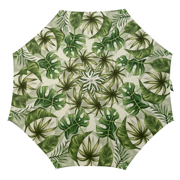 Tropical leaves Straight Umbrellas