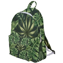 Green Tropical Leaves The Plain Backpack by goljakoff