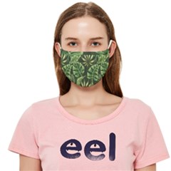 Green Tropical Leaves Cloth Face Mask (adult) by goljakoff