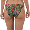 Tropic flowers Band Bikini Bottom View2