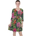 Tropic flowers Ruffle Dress View1