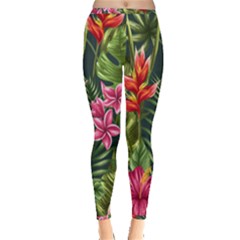 Tropic Flowers Inside Out Leggings by goljakoff