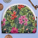 Tropic flowers Horseshoe Style Canvas Pouch View2