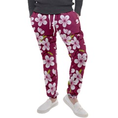 Cherry Blossom Men s Jogger Sweatpants by goljakoff