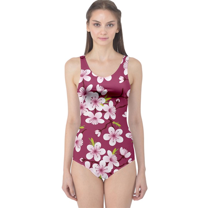 Cherry blossom One Piece Swimsuit