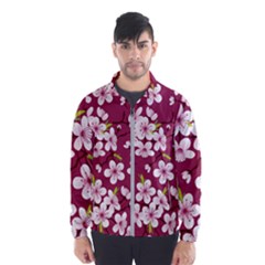 Cherry Blossom Men s Windbreaker by goljakoff