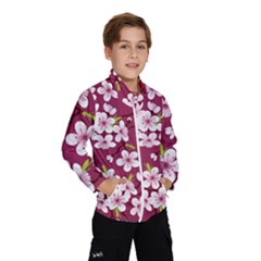 Cherry Blossom Kids  Windbreaker by goljakoff