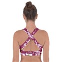 Cherry blossom Cross Back Sports Bra View2