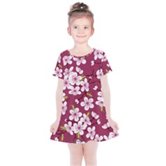 Cherry Blossom Kids  Simple Cotton Dress by goljakoff