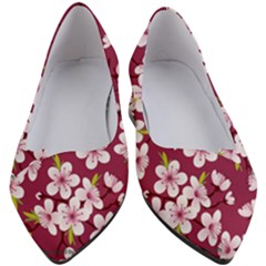 Cherry Blossom Women s Block Heels  by goljakoff