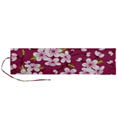 Cherry Blossom Roll Up Canvas Pencil Holder (l) by goljakoff