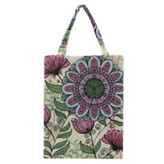 Mandala Flower Classic Tote Bag by goljakoff