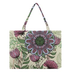 Mandala Flower Medium Tote Bag by goljakoff