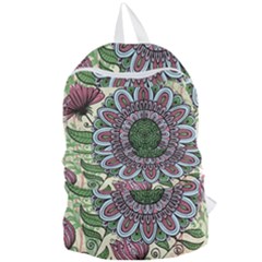 Mandala Flower Foldable Lightweight Backpack by goljakoff