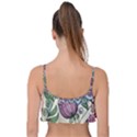 Mandala flower Frill Bikini Top View2