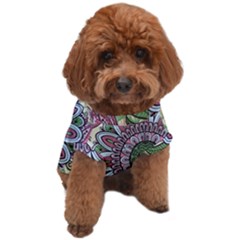 Mandala Flower Dog T-shirt by goljakoff