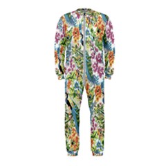 Flowers And Peacock Onepiece Jumpsuit (kids) by goljakoff