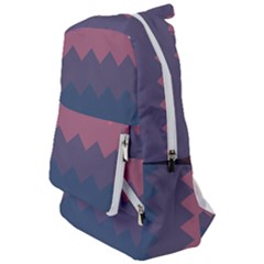 Flat Autumn Zigzag Palette Travelers  Backpack